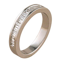 Baguette Diamond Wedding Band