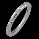 A1489 Round Brilliant Bar Set Wedding Band