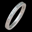 A1548B Baguette Diamond Wedding Band